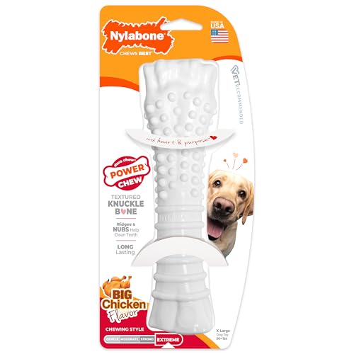 Power Chew Textured Knuckle Bone Dog Toy (X-Large)