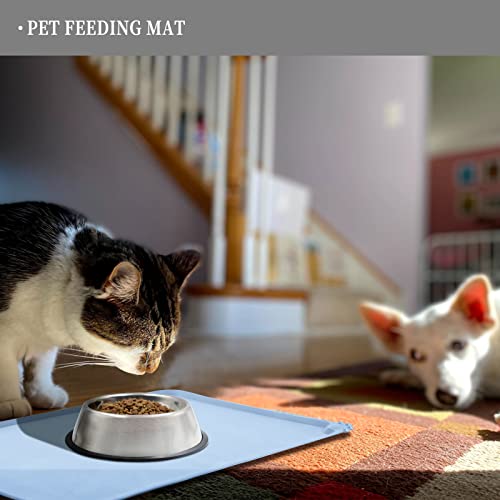 Silicone Pet Feeding Mat (Warship / 24" x 16")