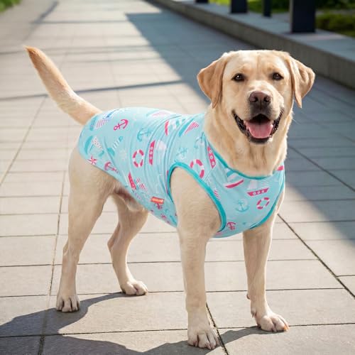2Pack Dog Shirt for Small Dogs Soft Breathable T (Small (4-7lbs) / 3# Sailing Boat+Ice Cream)
