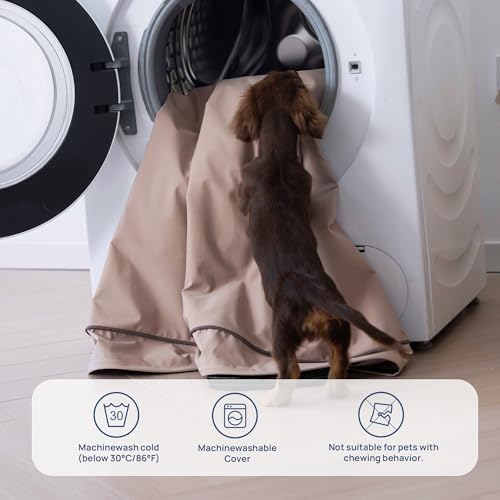 Cooling Dog Bed Large Sized for Summer (Dusty Rose / 36''x27''x3'')