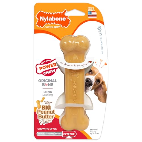 Power Chew Classic Bone Chew Toy for Dogs (Medium)