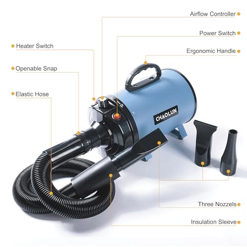Dog Dryer for Pet Grooming (Blue)