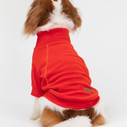 3 Pack Classic Fleece Dog Sweater (Medium / Red-Blue-Yellow)