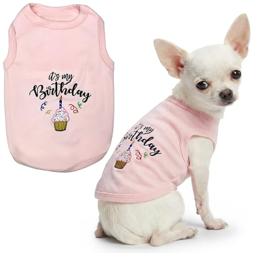Dog Shirt 100% Cotton Shirts for Small Dogs (XXS)