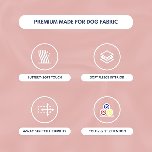 Dog Hoodie Buttery (Dusty Pink / Small)