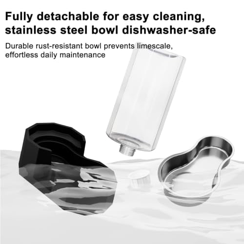9L Lagre Gravity Dog Water Dispenser (Black / 9L Without Filter)