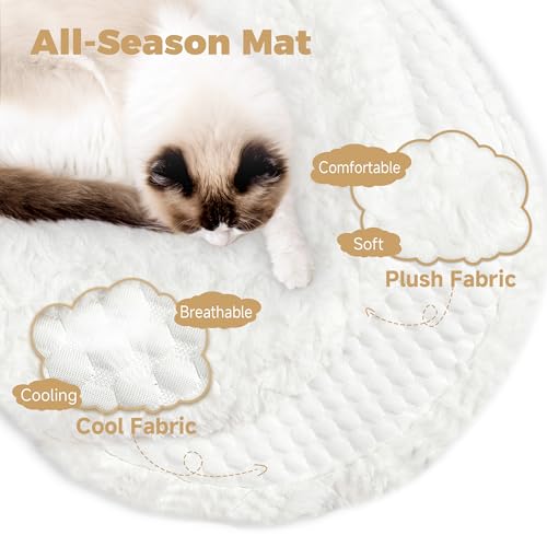 Modern Cat Tree (White / 36.6'')