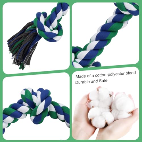 Dog Rope Toy for Large Dogs (Green / Large)