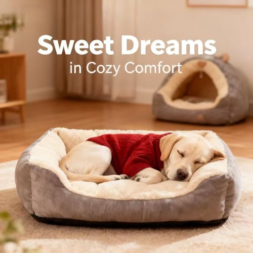 Small Medium Dog Sweater (Deep Red / X-Large)