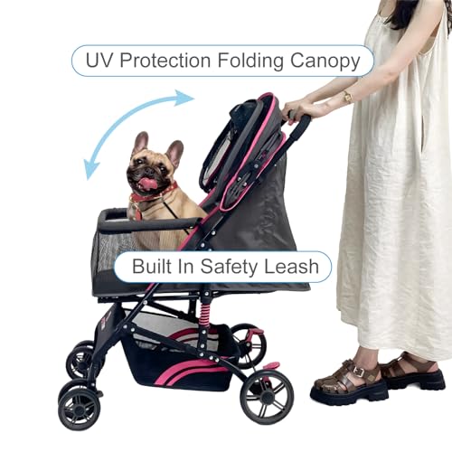 22” Buddy Buggies Foldable Pet Stroller (Blue / 22 Inch)