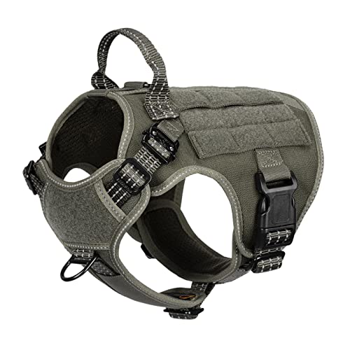 Tactical Dog Harness for Small Dogs (Small (Pack of 1) / Green)