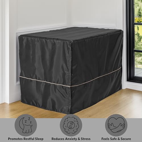 Intermediate Double Door iCrate Starter Kit (Black / 36.0"L x 23.0"W x 25.0"H)
