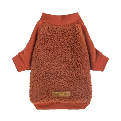 Sherpa Dog Fleece Sweater (Medium / Red)