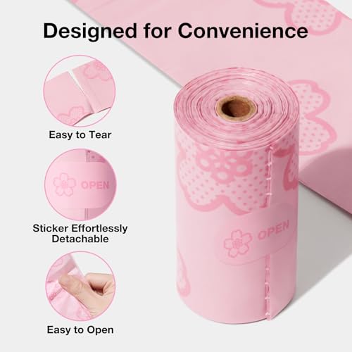 Cherry Blossom Scented Dog Poop Bags (Cherry Blossom / 1 Count (Pack of 300))