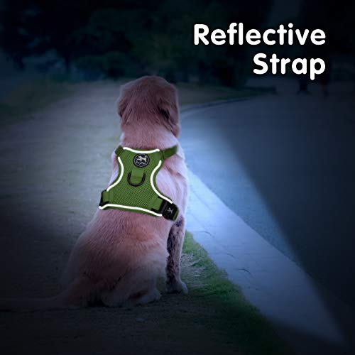 Mesh Dog Harness (L / Grass Green)