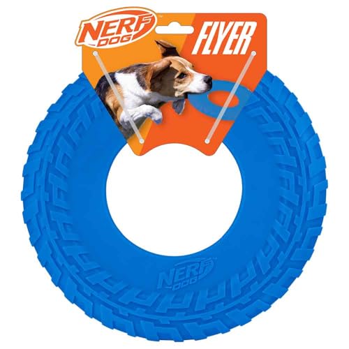 Tire Flyer Outdoor Dog Toy (Blue / 10 Inch)