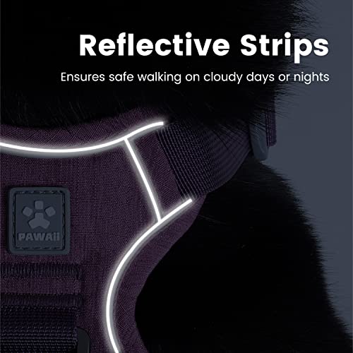 Dog Harness No (XS (Doesn't include O rings(Chest: 12"-17" )) / Orchid Purple)