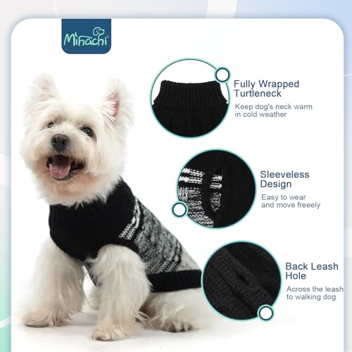 Dog Sweaters for Medium Dogs Girl Boy (Medium / #1 Black)