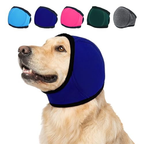 Dog Ear Muffs Noise Protection (L / Navy Blue)