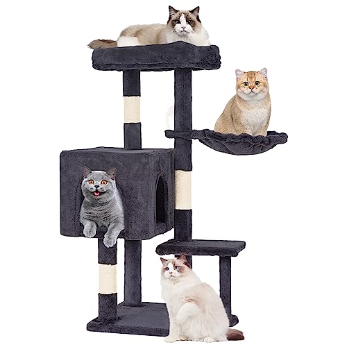 37.8" Cat Tree Tower (Dark Gray)