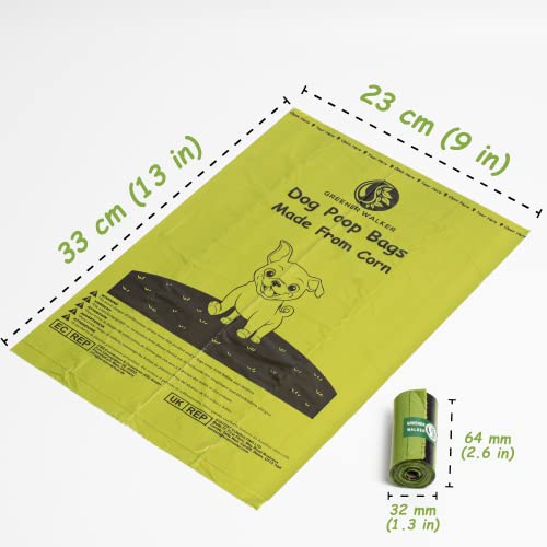 Poop Bags for Dog Waste (Brown / 1 Count (Pack of 540))