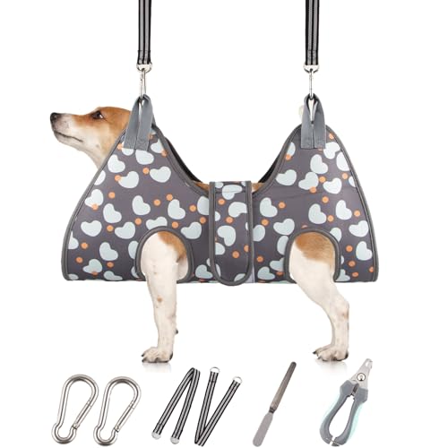 Dog Grooming Hammock for Small Dogs (S for Small Dogs 45LB)