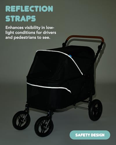 Pet Stroller for Large Dogs up to 110lbs
