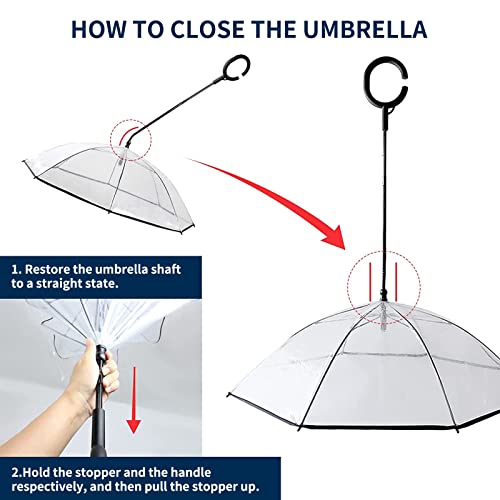 Dog Umbrella for Small Dogs (Clear B)