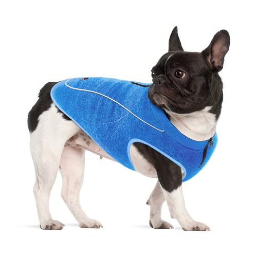 Insulated Fleece Sweater for Dogs (Small / Heather Blue)