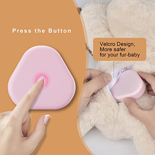 Puppy Heartbeat Toy for Anxiety Relief Dog Behavioral aid Toy for Puppies Sleep Aid Separation Anxiety Soother Cuddle (White)