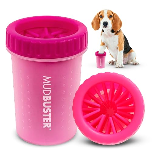 MudBuster Medium Dog Paw Cleaner (Pink / Medium)