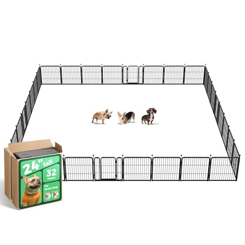 Rollick Dog Playpen (Black / 24"H)