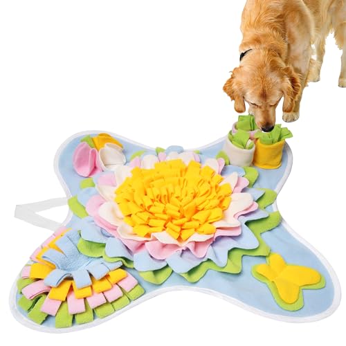 Snuffle Mat for Dogs Interactive Sniff Mat Slow Feeding and Keep Busy Snuffle Toys for Foraging Skill Development Anxiety Relief and Mental Stimulation