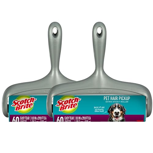 Lint Roller Pet Hair Pickup (2 Rollers)