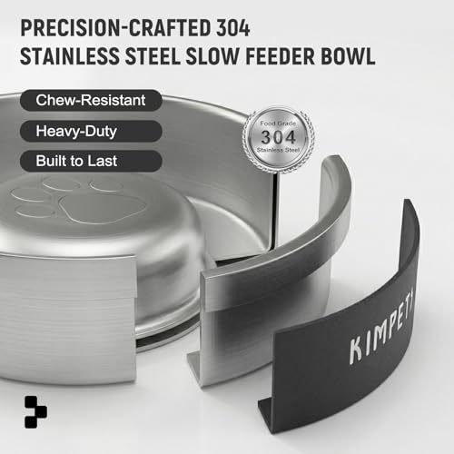 Dog Slow Feeder Bowls Food (Black)