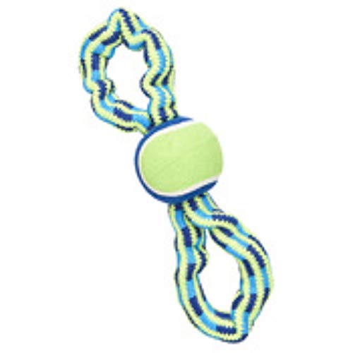 Colorful Rope Bungee Dog Toy with Squeaker