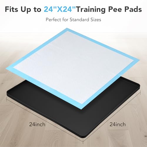 Pee Pad Holder for Dogs (Black)