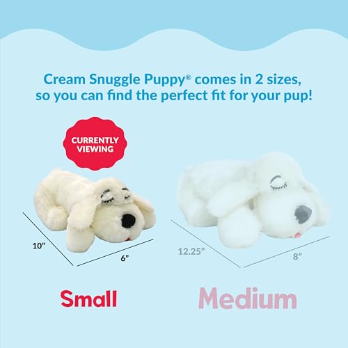 Snuggle Puppy Junior Heartbeat Toy (Cream)