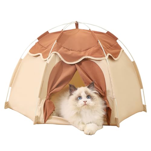 Cat Tent for Indoor (Large / Beige)