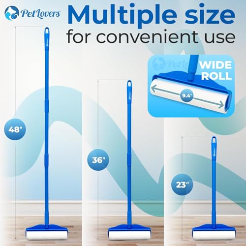 Large Lint Roller with 3 Refills