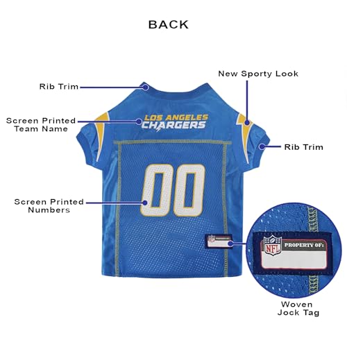 NFL Los Angeles Chargers Dog Jersey (Los Angeles Chargers / Large)