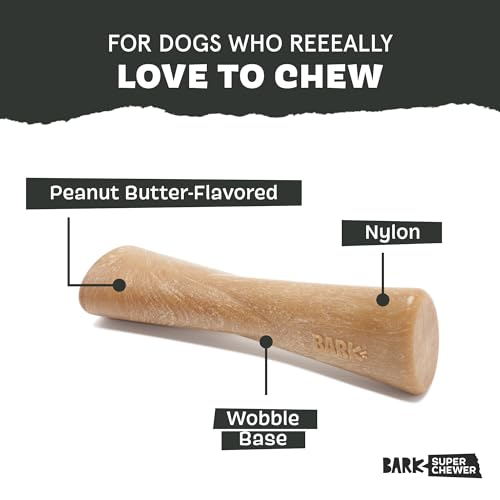 Peanut Butter Bone Super Chewer (Large / Mighty Bone PB)