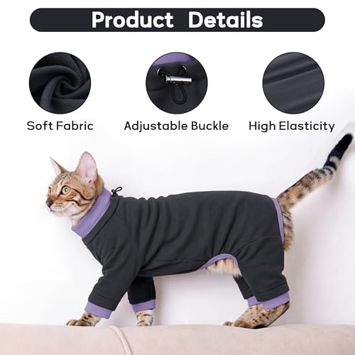 Sticky Hair Cat Clothes (X-Large / Black)