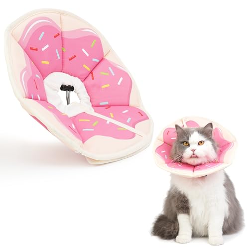 Cat Cone Collar Soft (Donut Pink / Small)