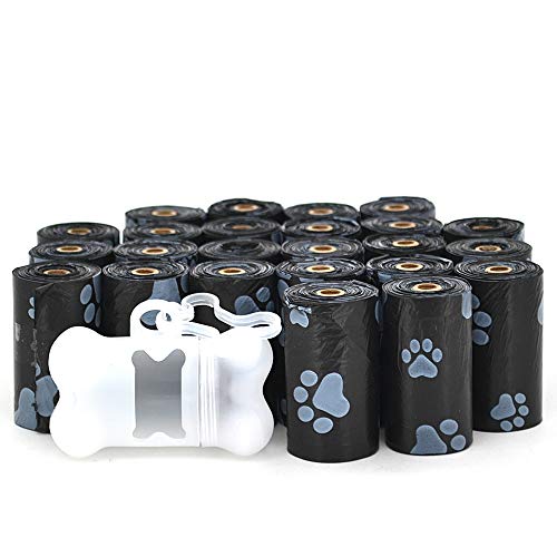 Dog Poop Bags for Waste Refuse Cleanup (Black 3 / 360 Bags)