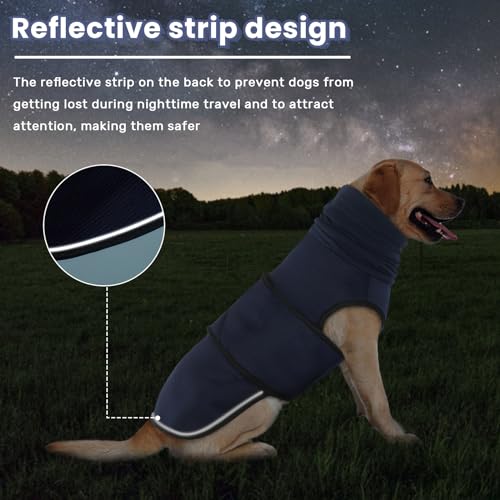 Dog Anxiety Vest with Hoodie (XX-Large / Navy Blue)