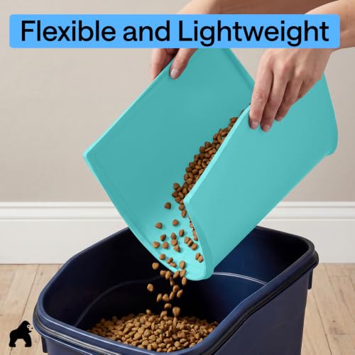 Waterproof Dog Food Mat (Turquoise / 28" x 18")