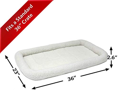 QuietTime Dog Bed (White / 36 Inch)