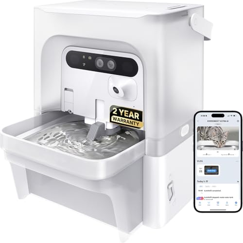 Eversweet Ultra Cat Water Fountain with AI Camera