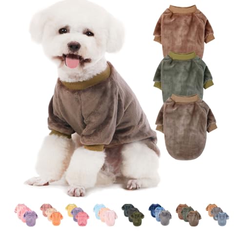Small Dog Sweater (Brown,Khaki,Olive / X-Small)